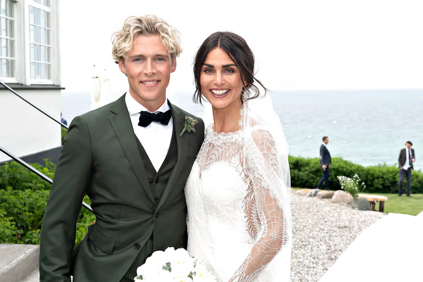 Cecilie Haugaard og Christopher er blevet gift. Lørdag den 1. juni 2019.