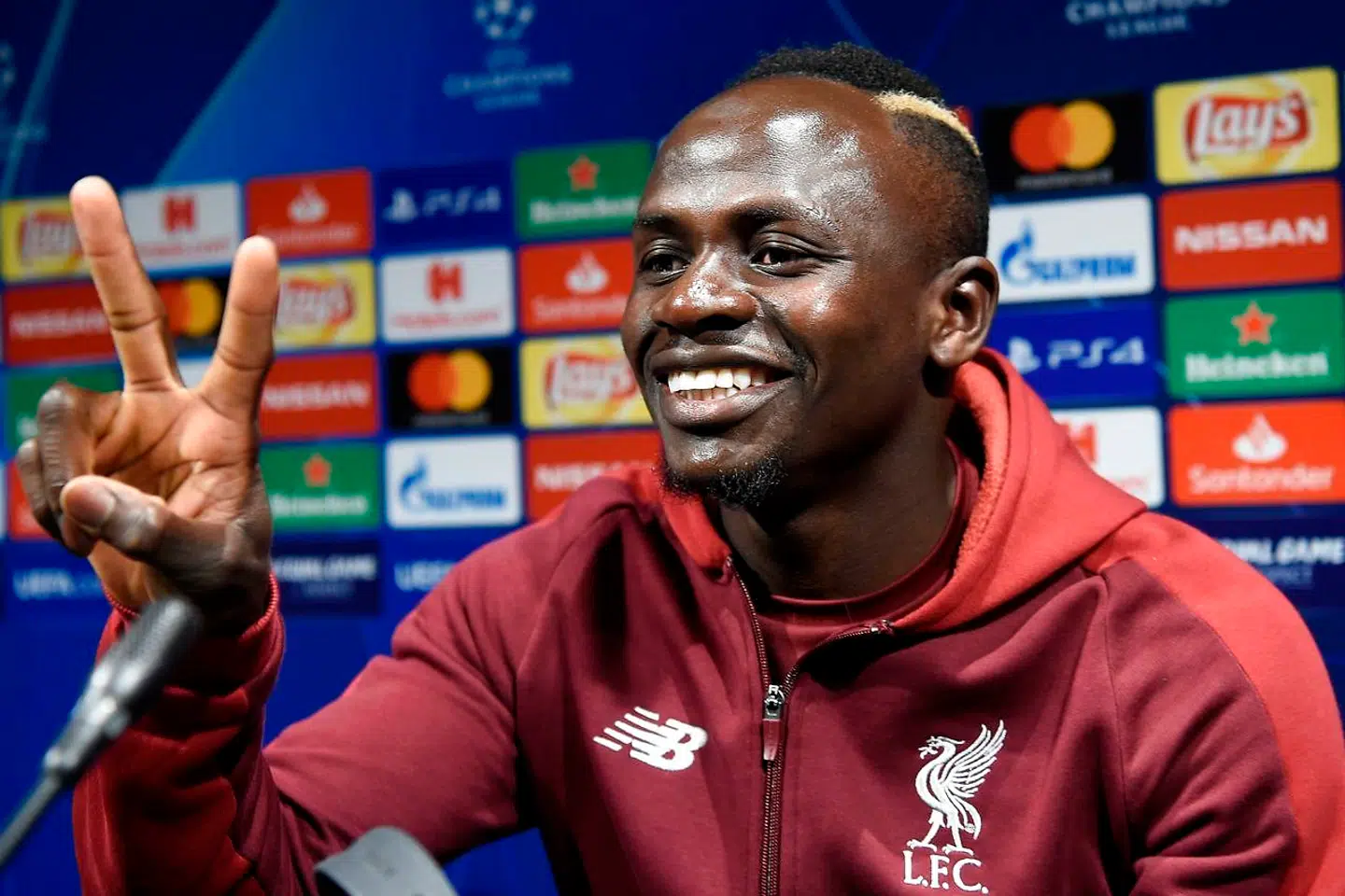 Sadio Mané roser Christian Eriksen forud for Champions League-finalen.