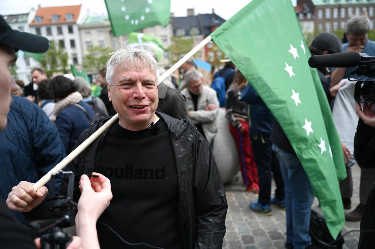 Uffe Elbæk og Alternativet vil fortsat have en grøn blok for sig selv, selv om partiet er gået sammen med partier fra rød blok om at lægge pres på en eventuel socialdemokratisk regering efter folketingsvalget. (Arkivfoto) Philip Davali/Ritzau Scanpix