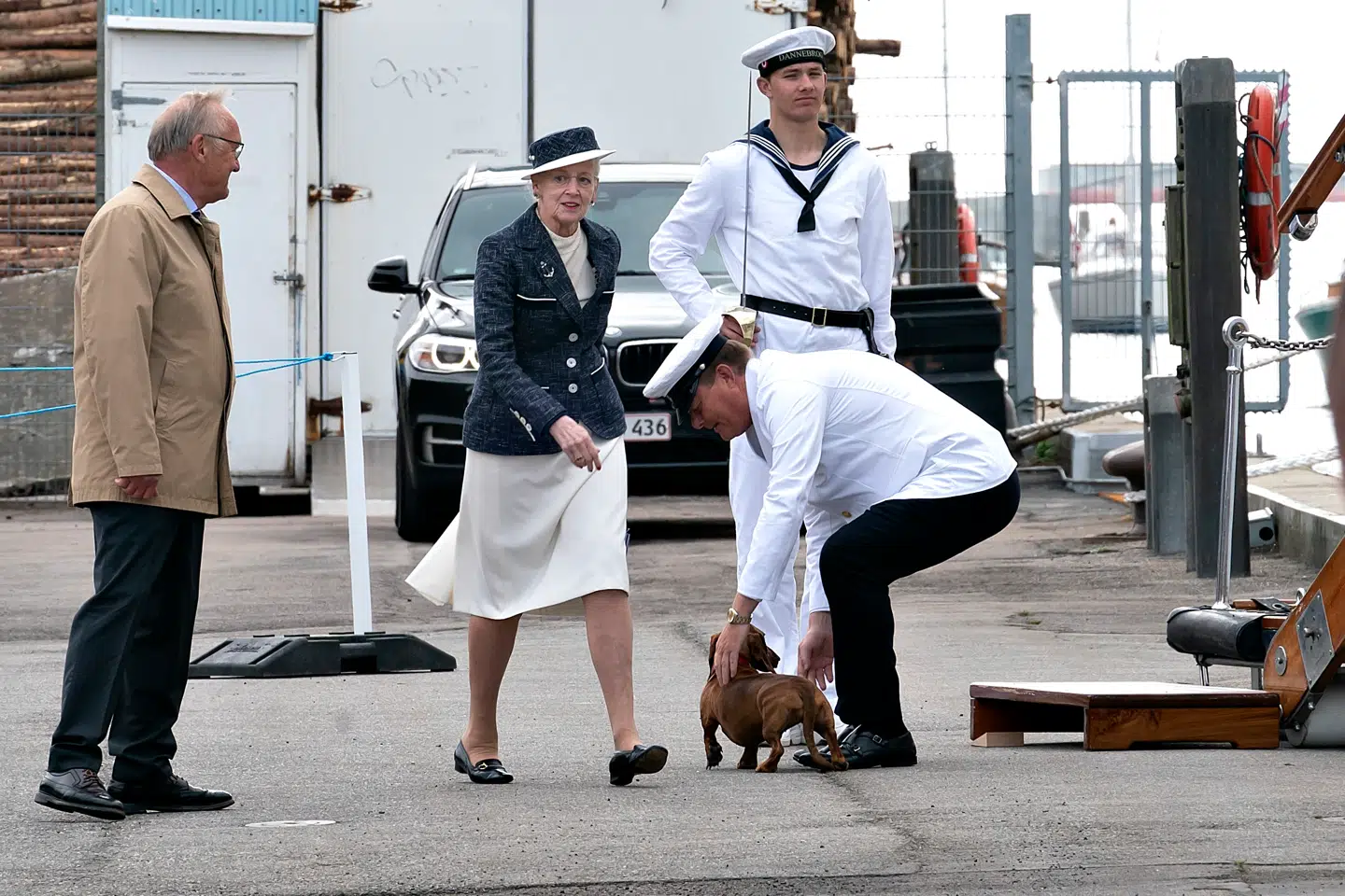 Dronning Margrethe besøger Køge Kommune i forbindelse med sit sommertogt.
