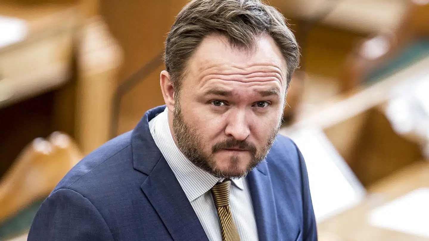 Dan Jørgensen (S) under åbningsdebatten i Folketinget på Christiansborg i København.