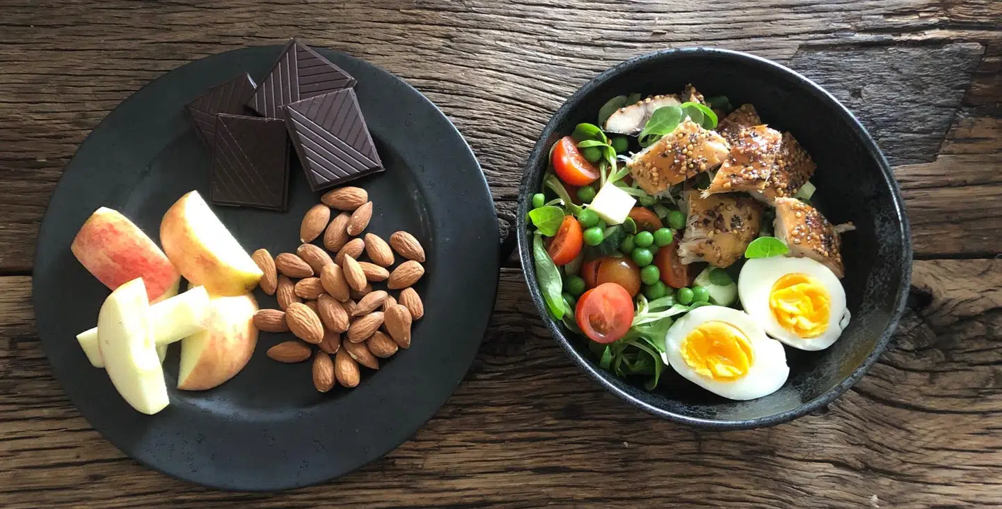 Dan Jørgensens sunde frokost.
