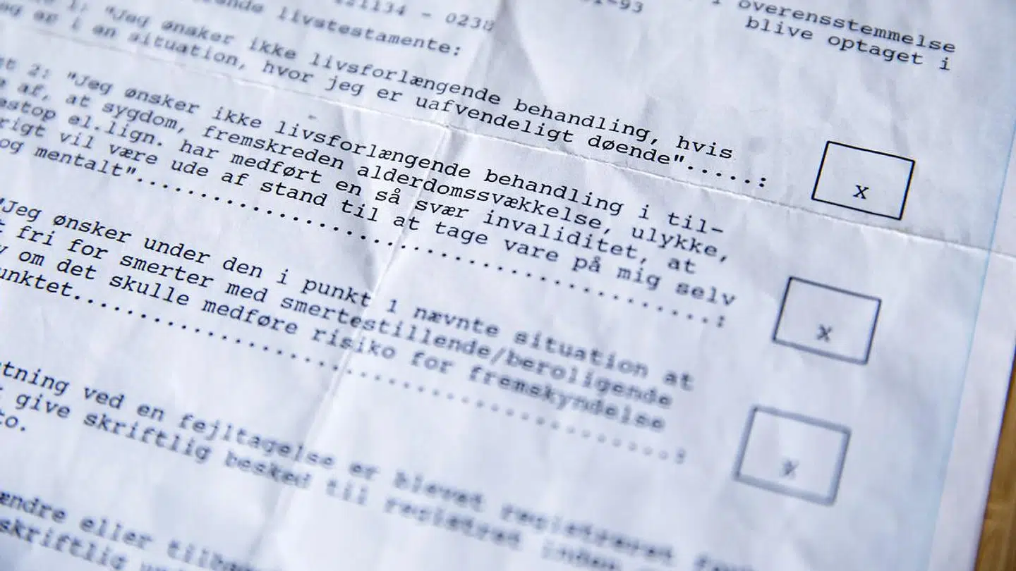 Livstestamentet.