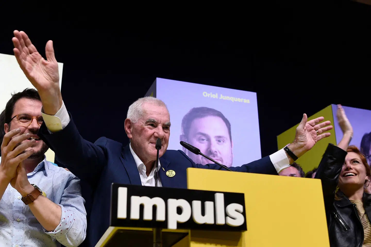 ERC-partiets borgmesterkandidat, Ernest Maragall, kan blive den første separatist i embedet i Spaniens næststørste by, Barcelona. Josep Lago/Ritzau Scanpix