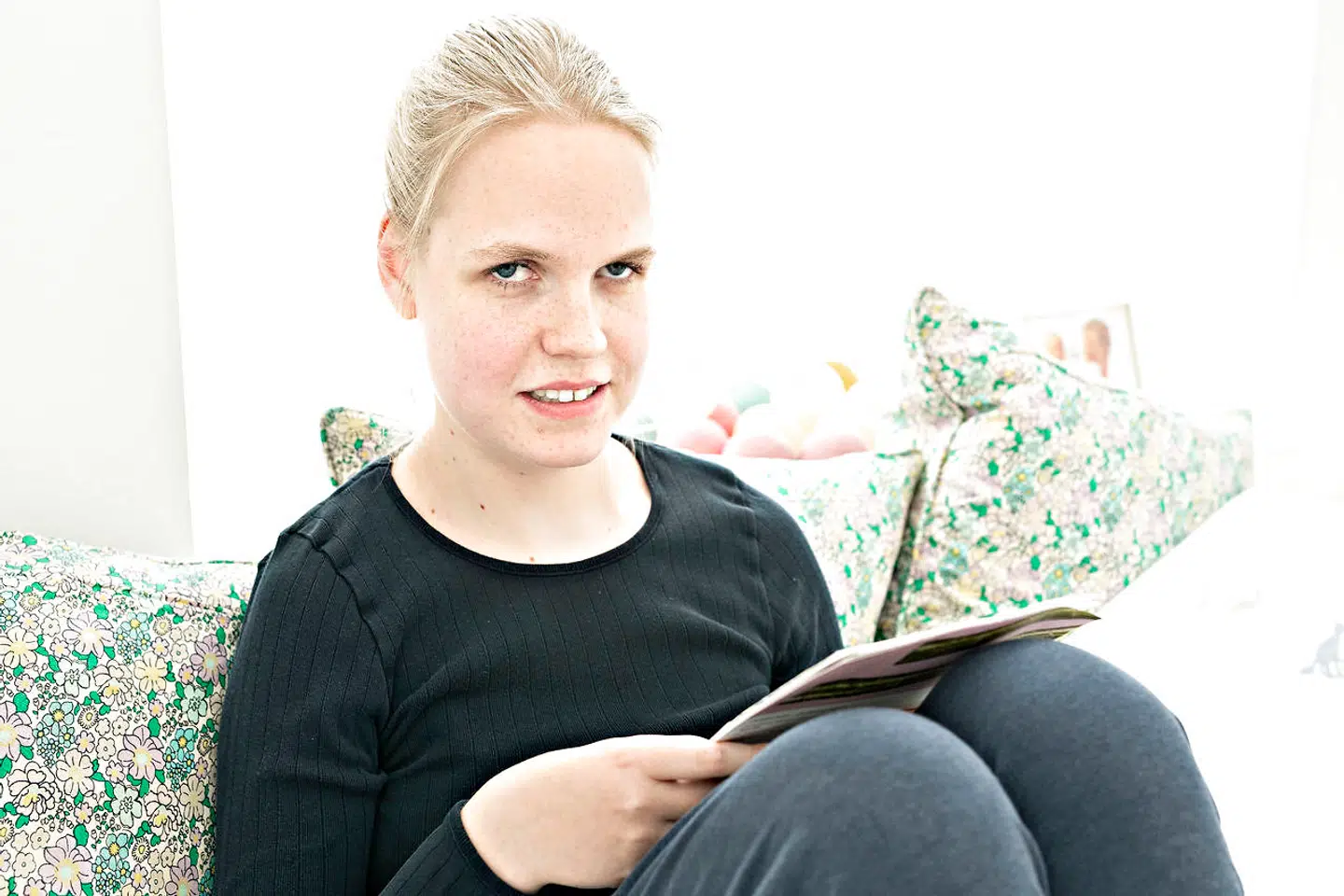 Pernille, mor til hjerneskadet barn Siri. København, 23. maj 2019.