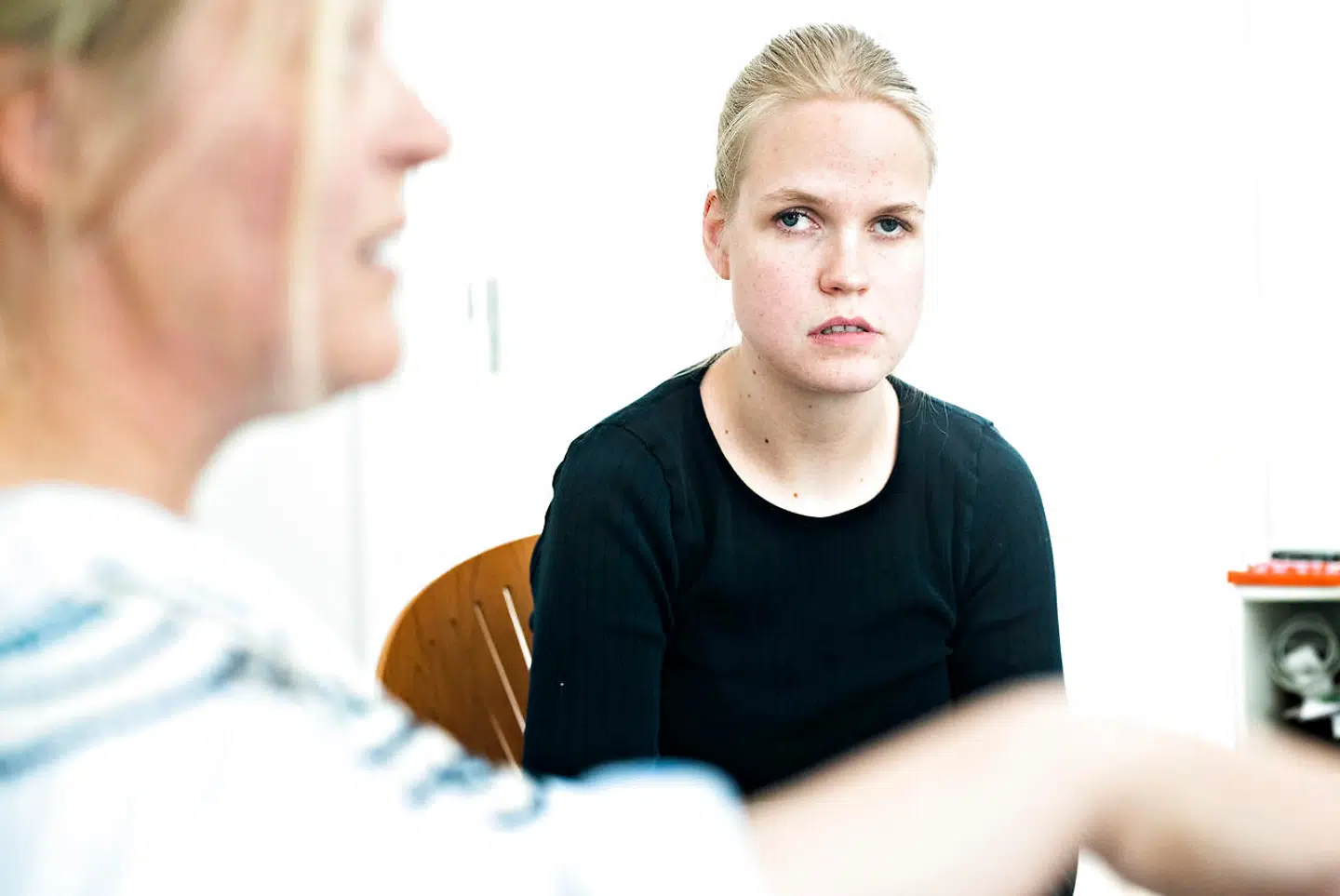 Pernille, mor til hjerneskadet barn Siri. København, 23. maj 2019.