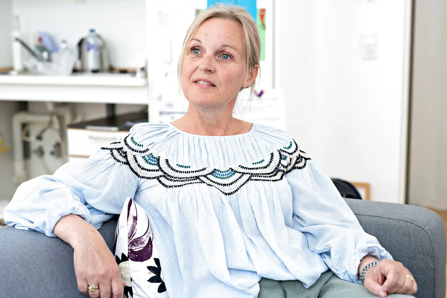 Pernille, mor til hjerneskadet barn Siri. København, 23. maj 2019.