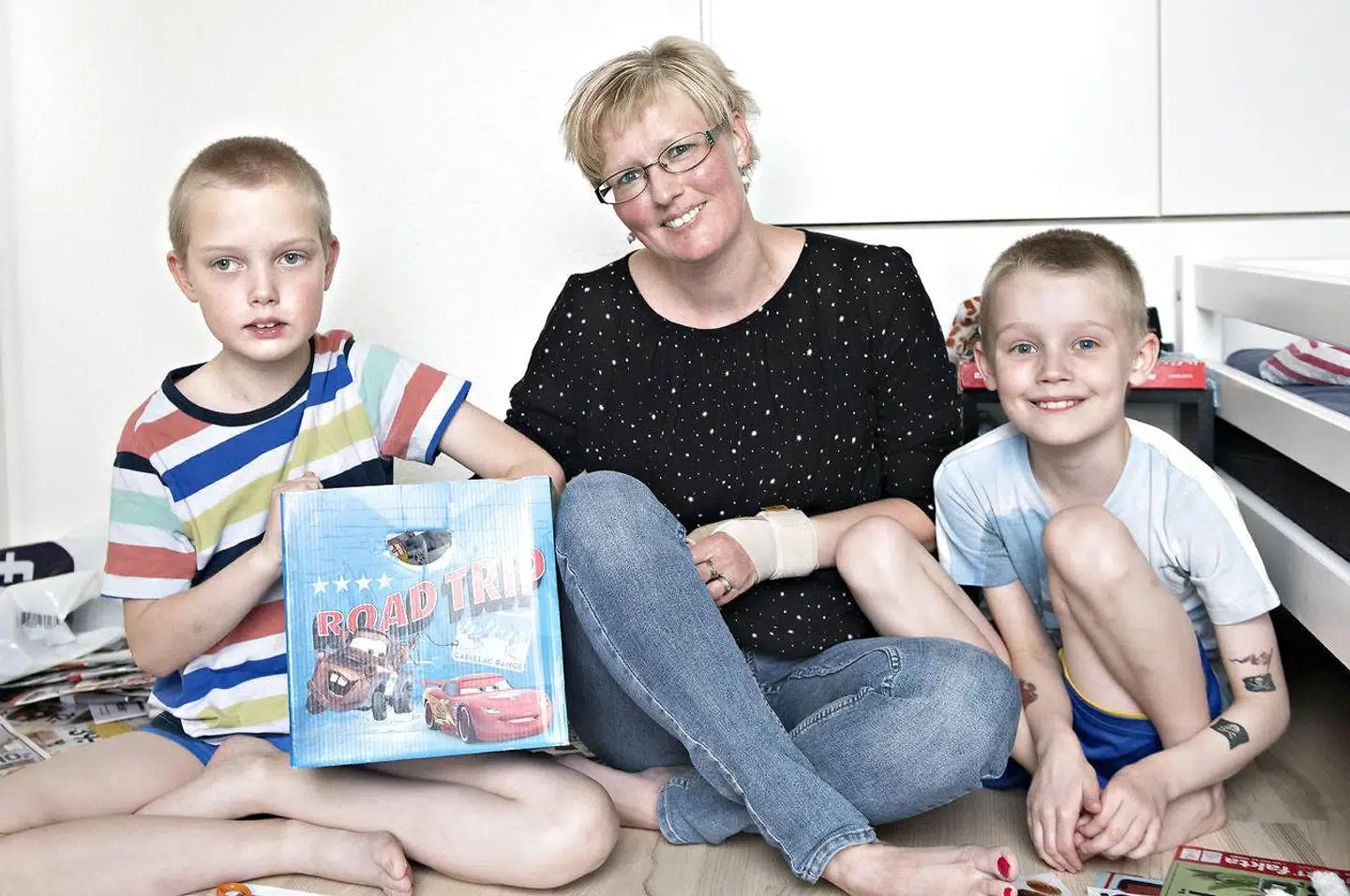 Birthe, mor til autistiske børn. Mathias og Mads. Smørum, 22. maj 2019.