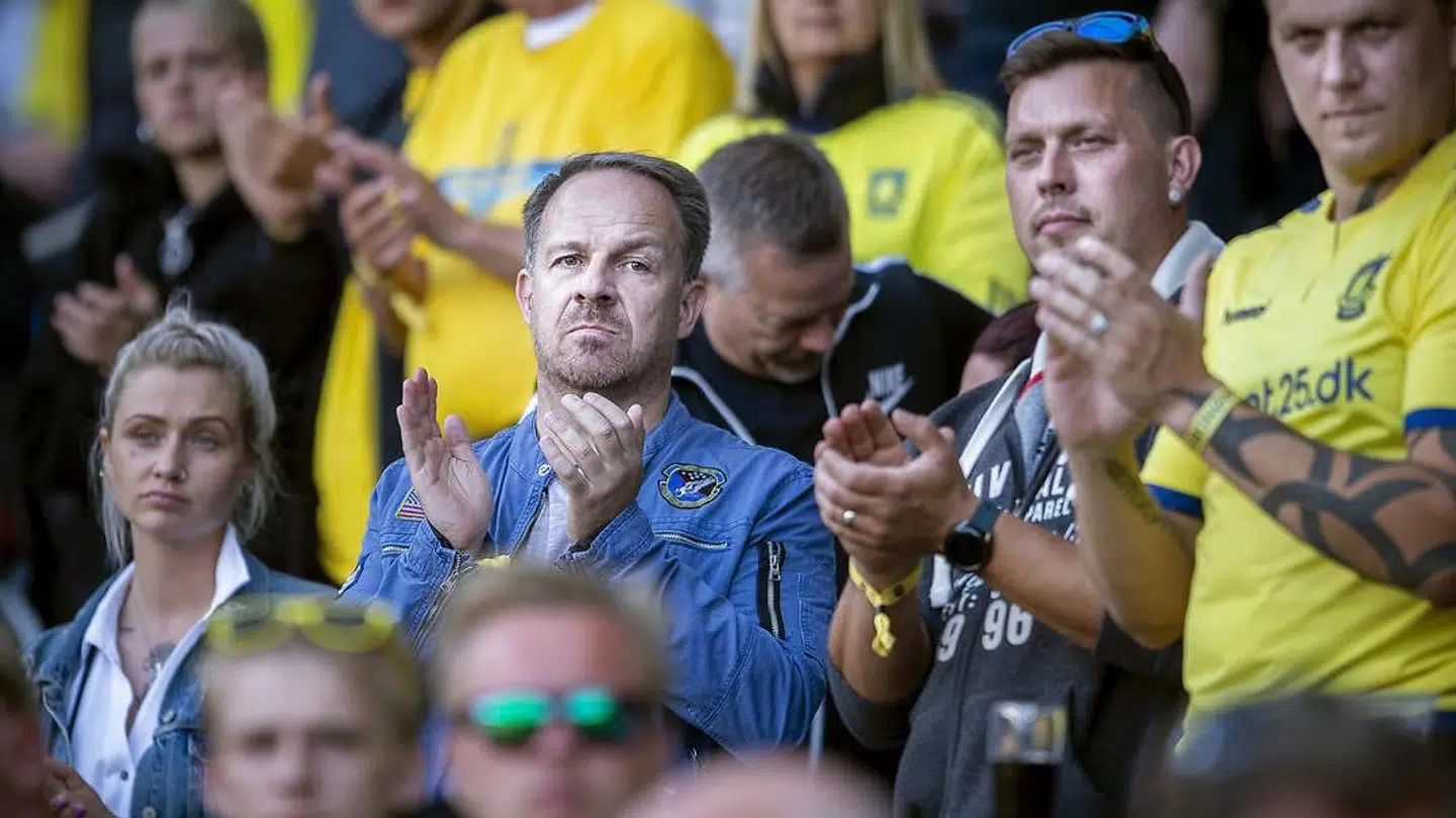 Brøndbys eks-træner Alexander Zorniger på besøg til superligakampen mellem Brøndby IF og FC Midtjylland på Brøndby Stadion. (Foto: Liselotte Sabroe/Ritzau Scanpix)