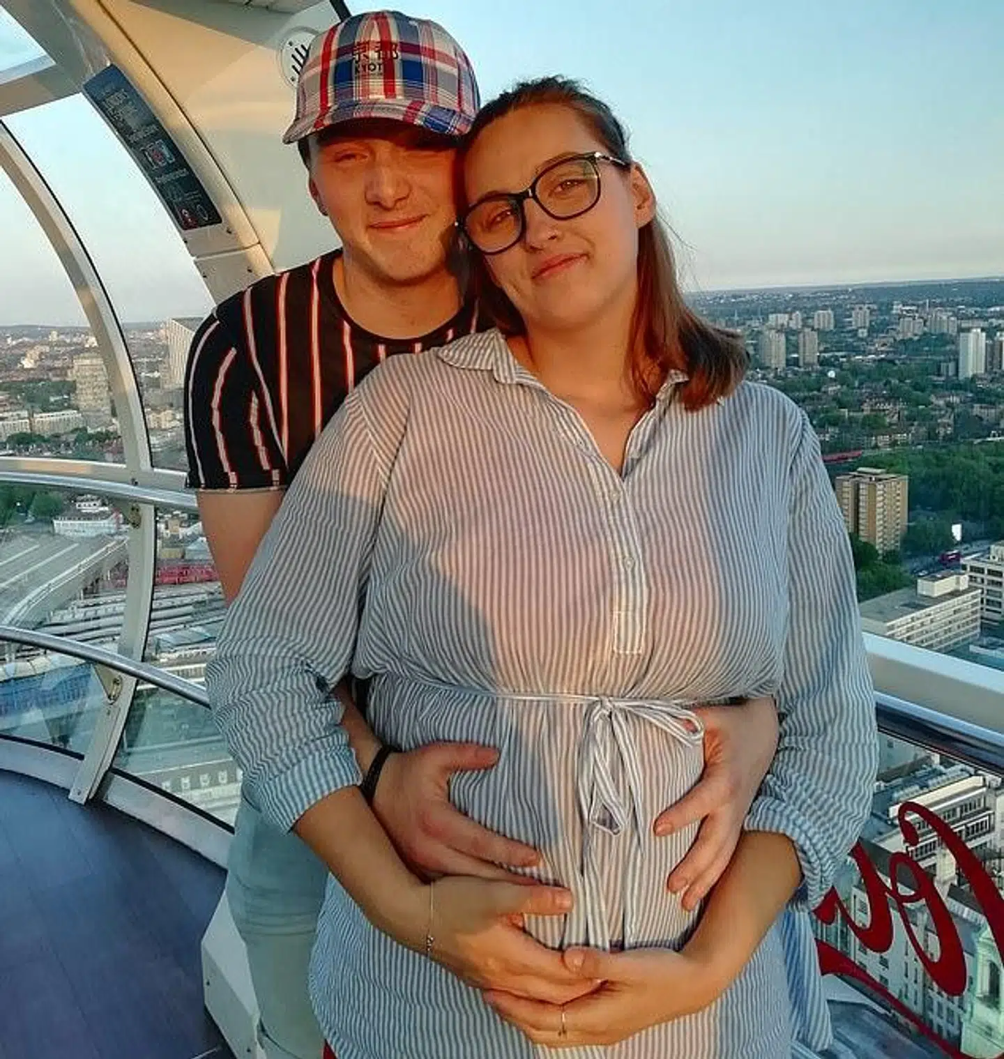 Her ses Kath Dyson og hendes kæreste, Ben Pattison. Foto: Kath Dyson, privat.