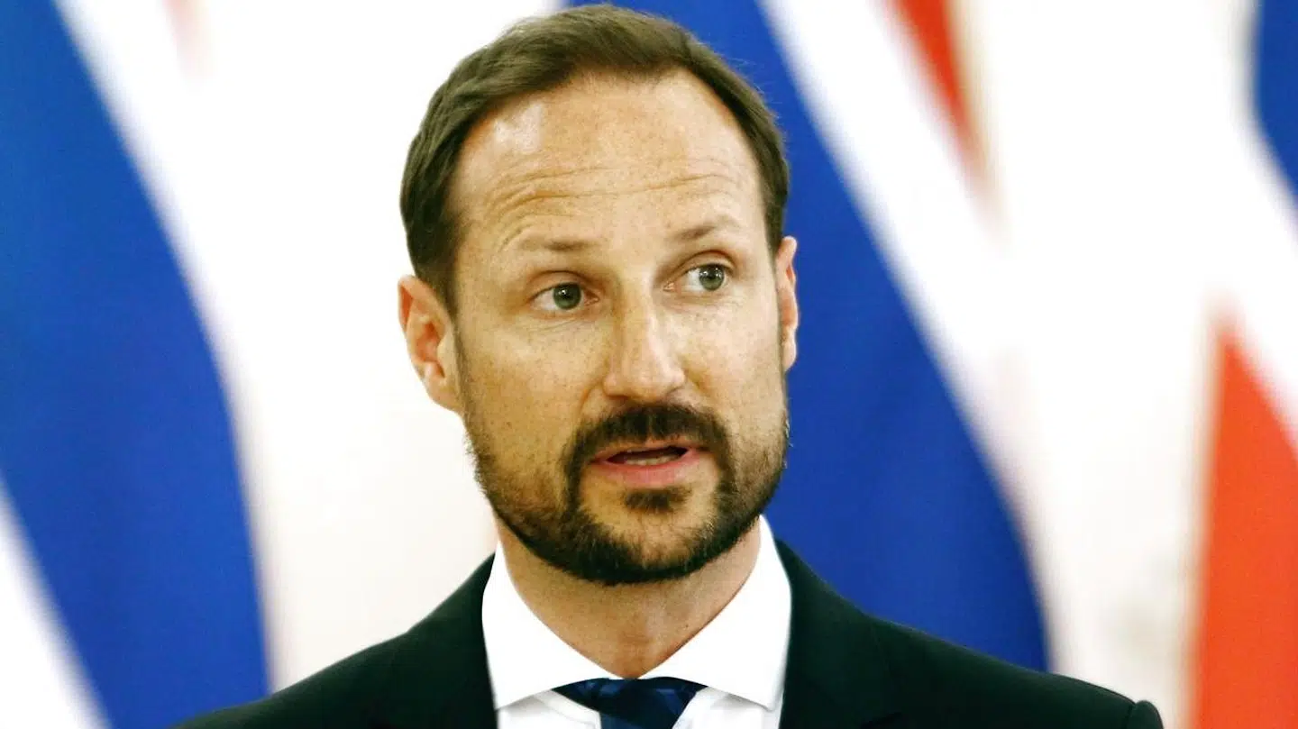 Arkivfot. De norske kronprins Haakon kommenterer på sin søsters brug af titel i sine forretninger. / AFP PHOTO / Petras Malukas