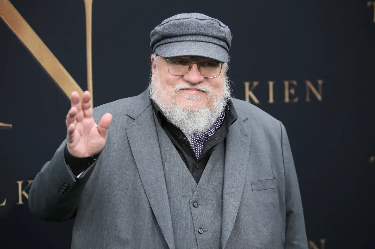George R. R. Martin var til premieren på filmen Tolkien, der handler om forfatteren bag Ringenes Herre, J. R. R. Tolkien, som Martin har søgt meget inspiration hos. Danny Moloshok/Reuters