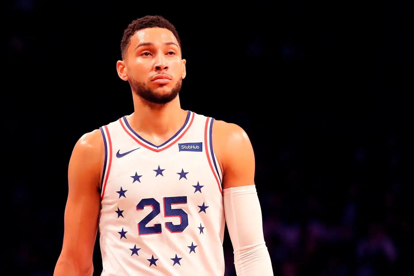 Ben Simmons spiller basket for holdet Philadelphia 76ers.