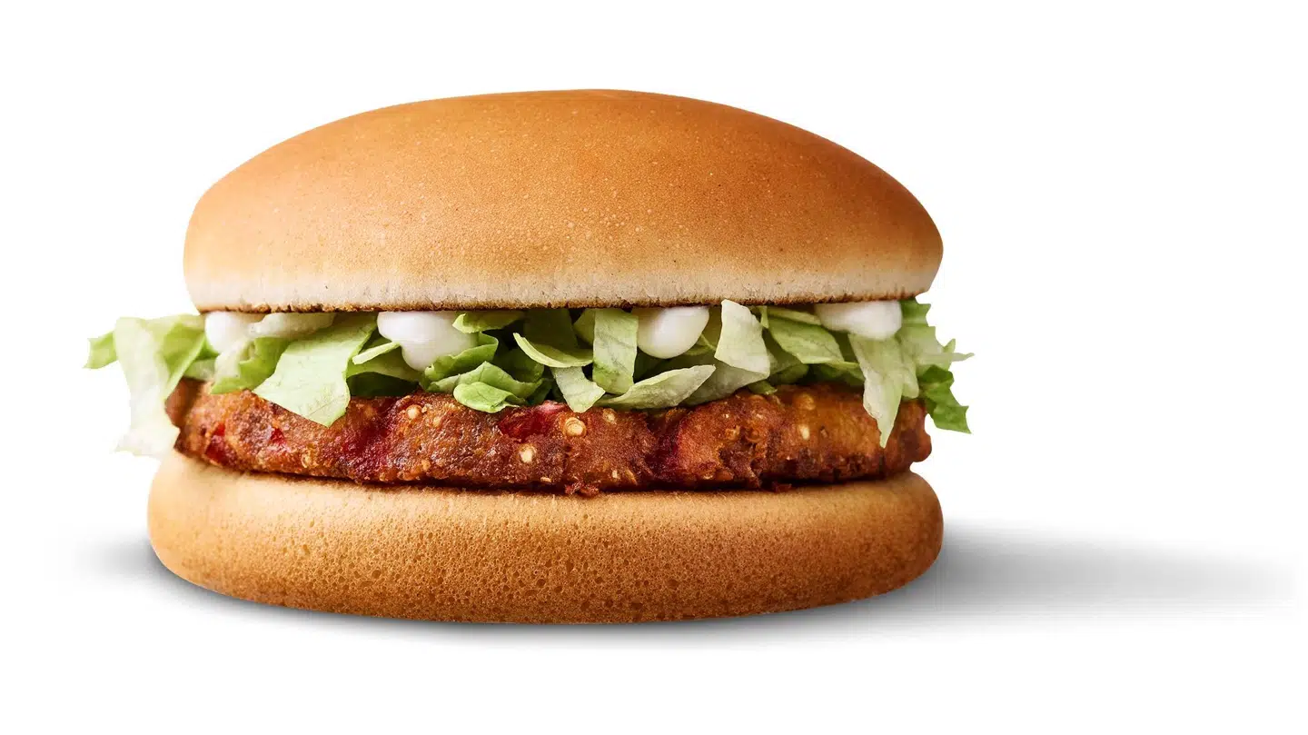 McDonalds lancerer en vegetarburger i Danmark.