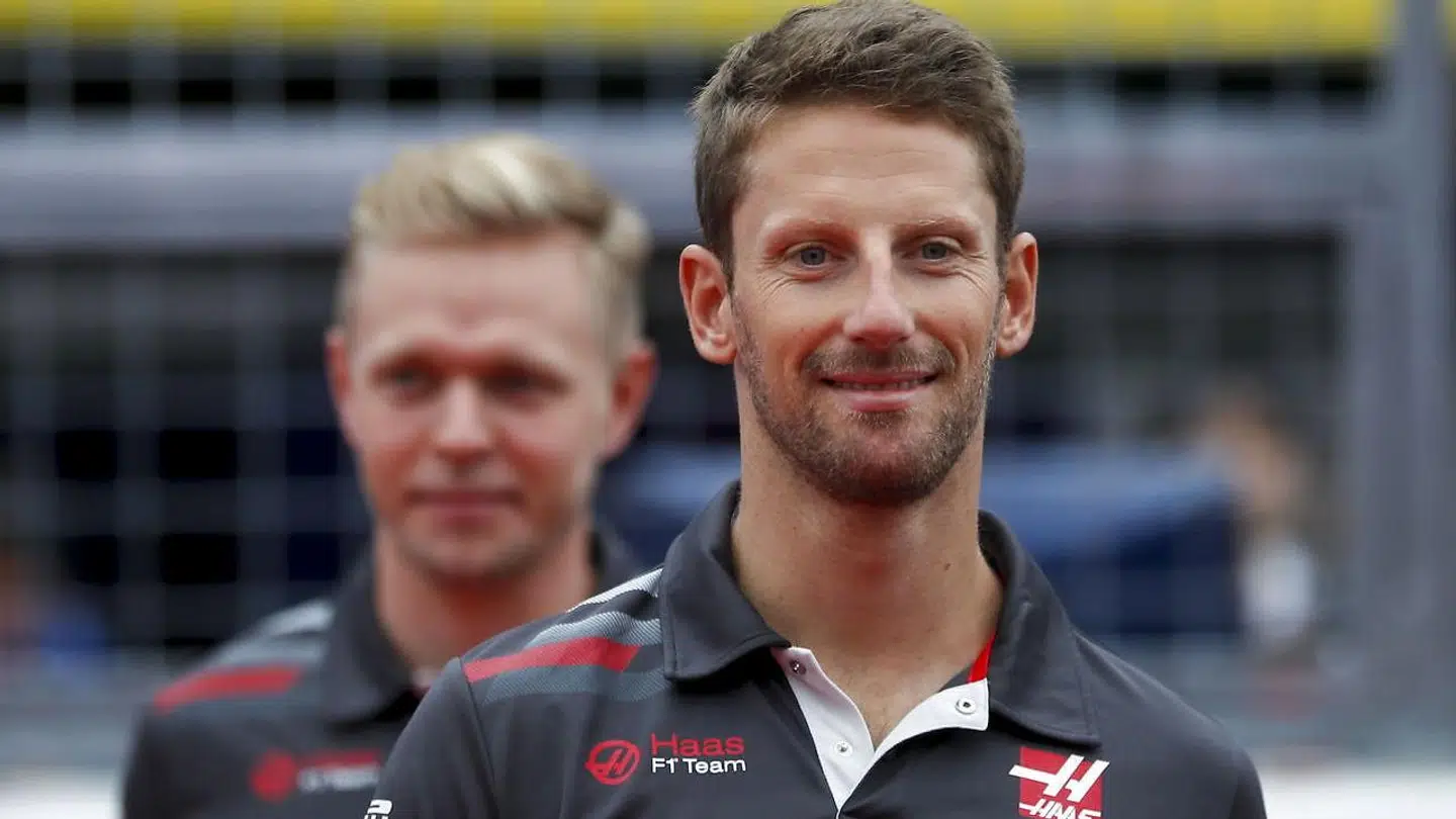 Kevin Magnussens franske holdkammerat Romain Grosjean sluttede som nummer 12.
