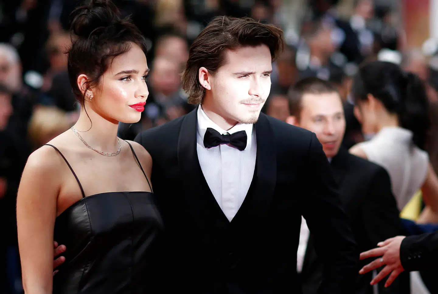 Brooklyn Beckham og Hana Cross i Cannes.