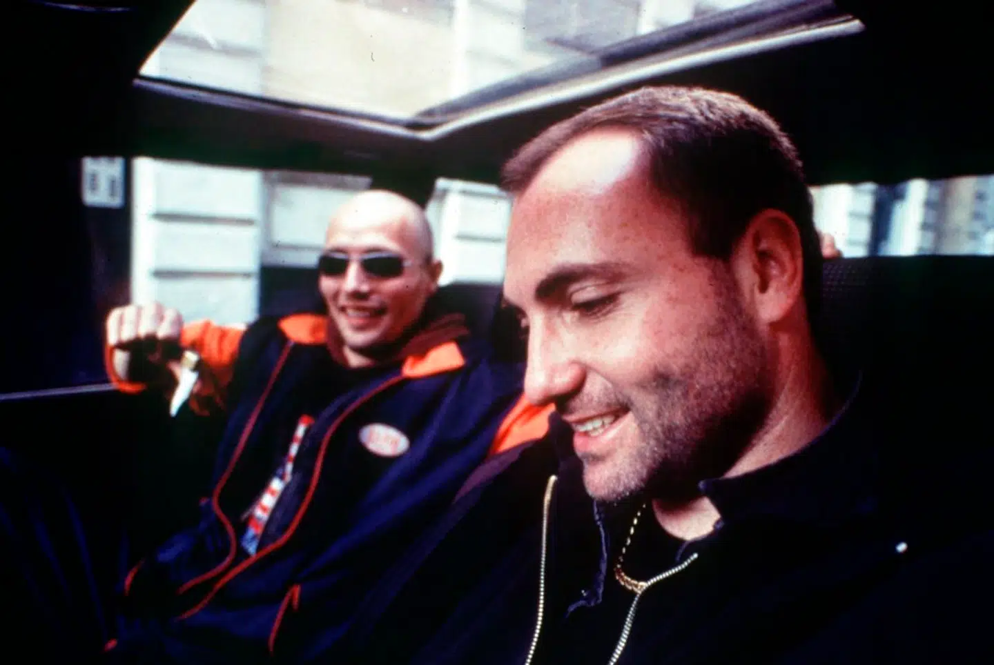 Mads Mikkelsen og Kim Bodnia i 'Pusher'.