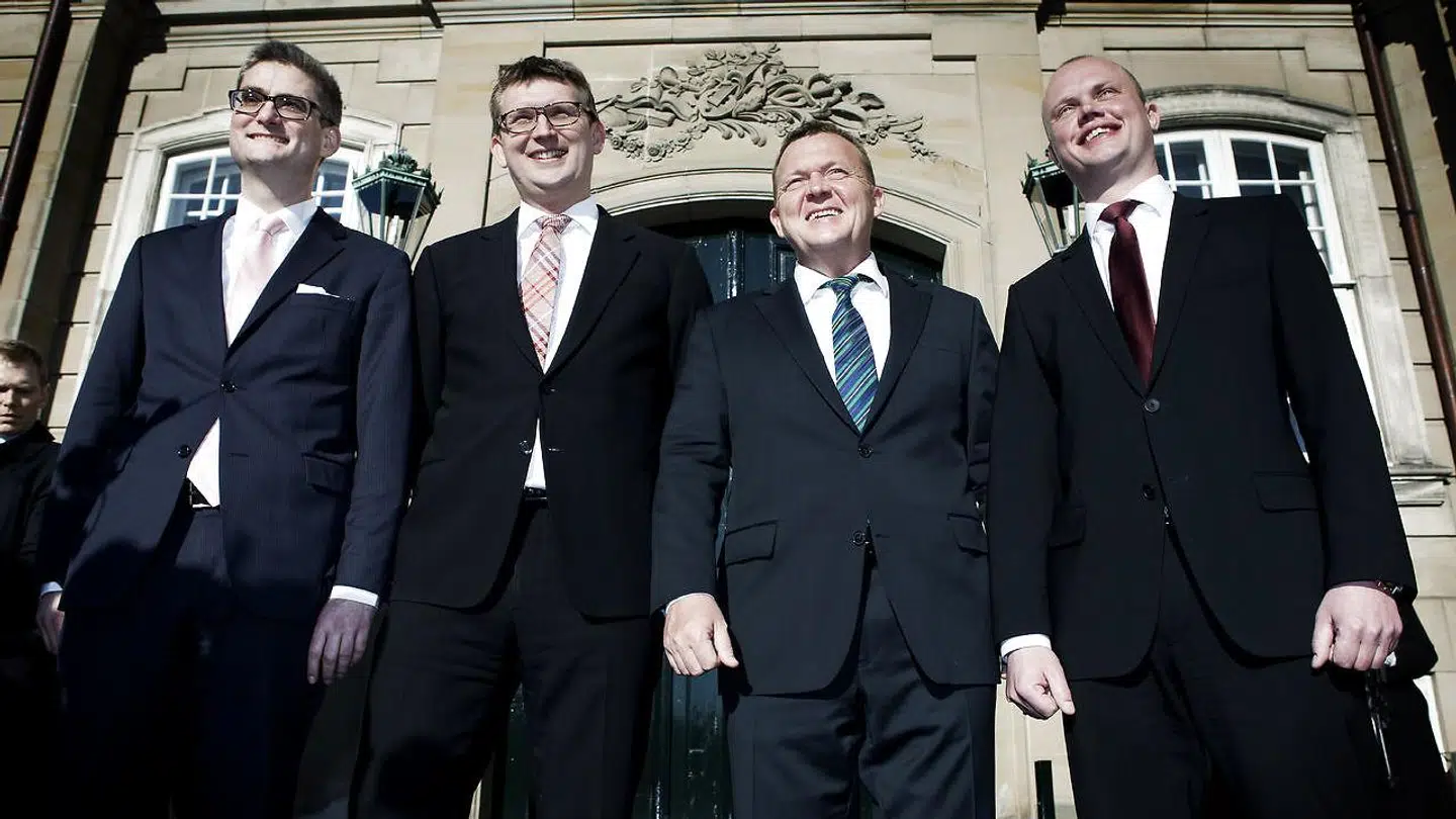 Statsminister Lars Løkke Rasmussen præsenterede tirsdag d. 8 marts 2011 sine nye ministre Søren Pind, Troels Lund Poulsen samt Peter Christensen.
