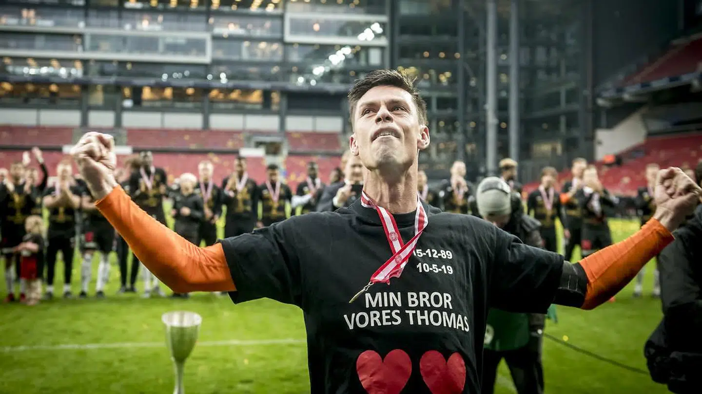 Jesper Hansen spillede en stor rolle i pokalsejren, som han dedikerer til sin afdøde lillebror.