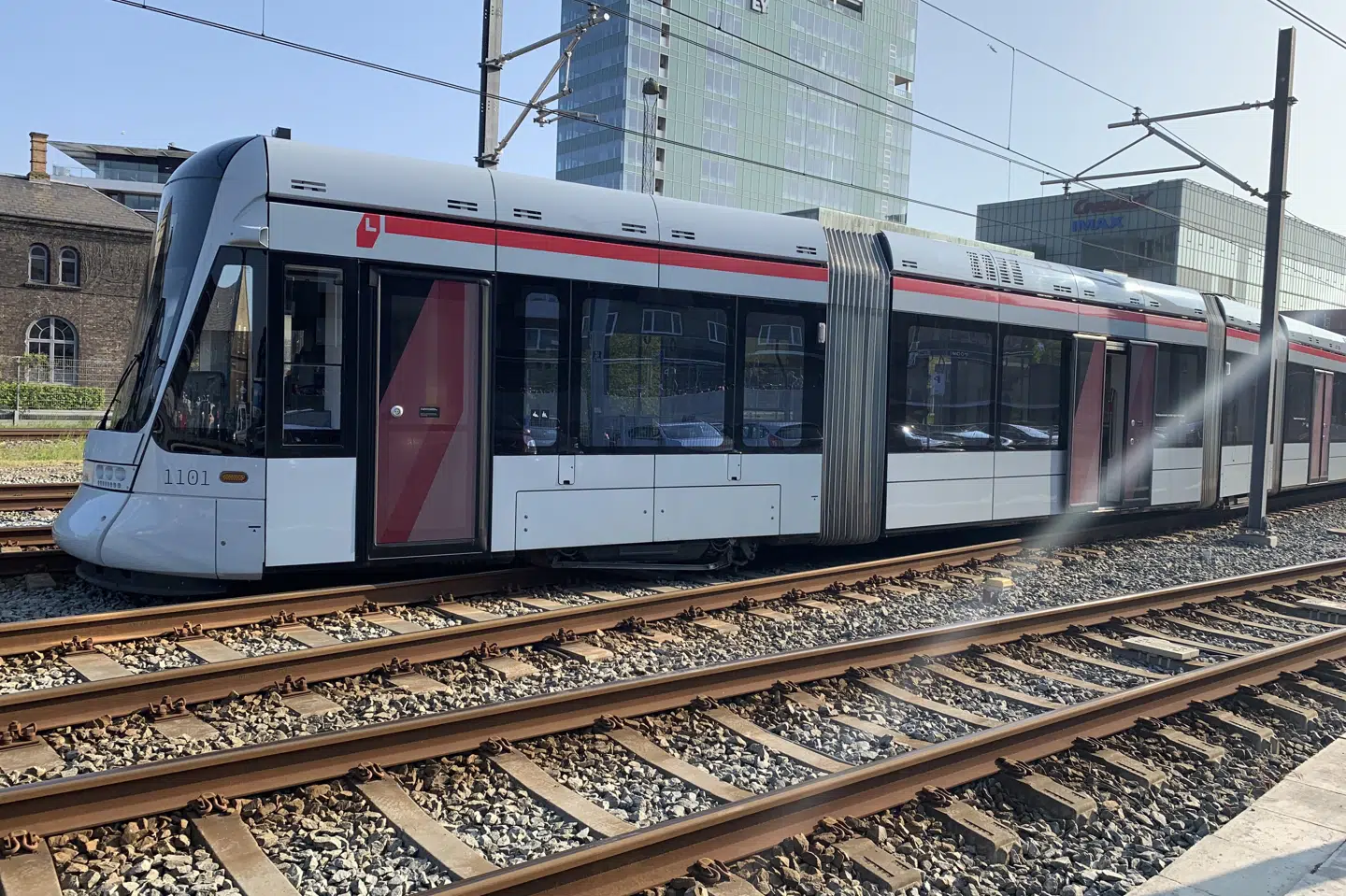 Et letbanetog er omkring klokken 16 kørt af sporet i Aarhus. Der er ingen tilskadekomne. (Foto: Per Øxenholt/Ritzau Scanpix) Per øxenholt/Ritzau Scanpix