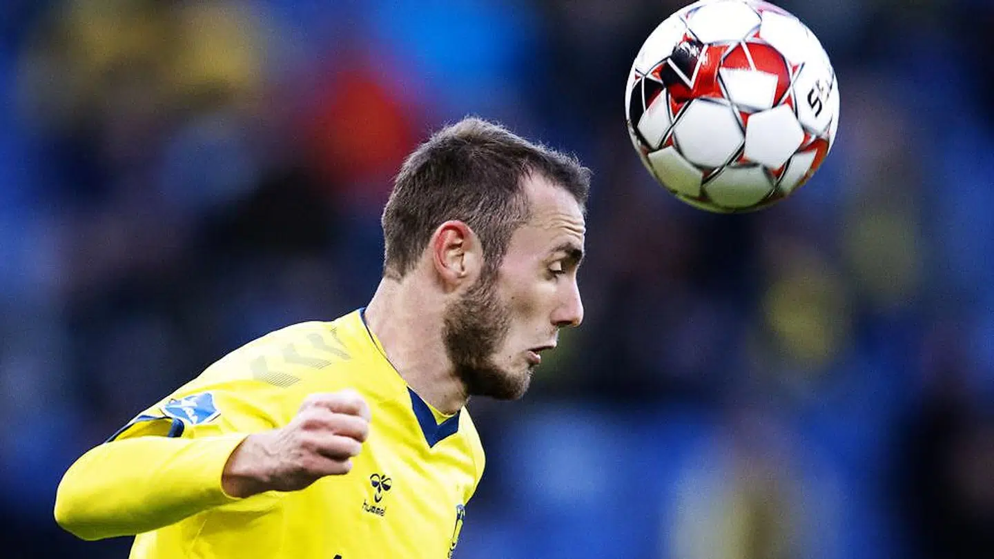 Jens Martin Gammelby spillede mandagens kamp mod FC Nordsjælland, men også her drillede anklen ham lidt.