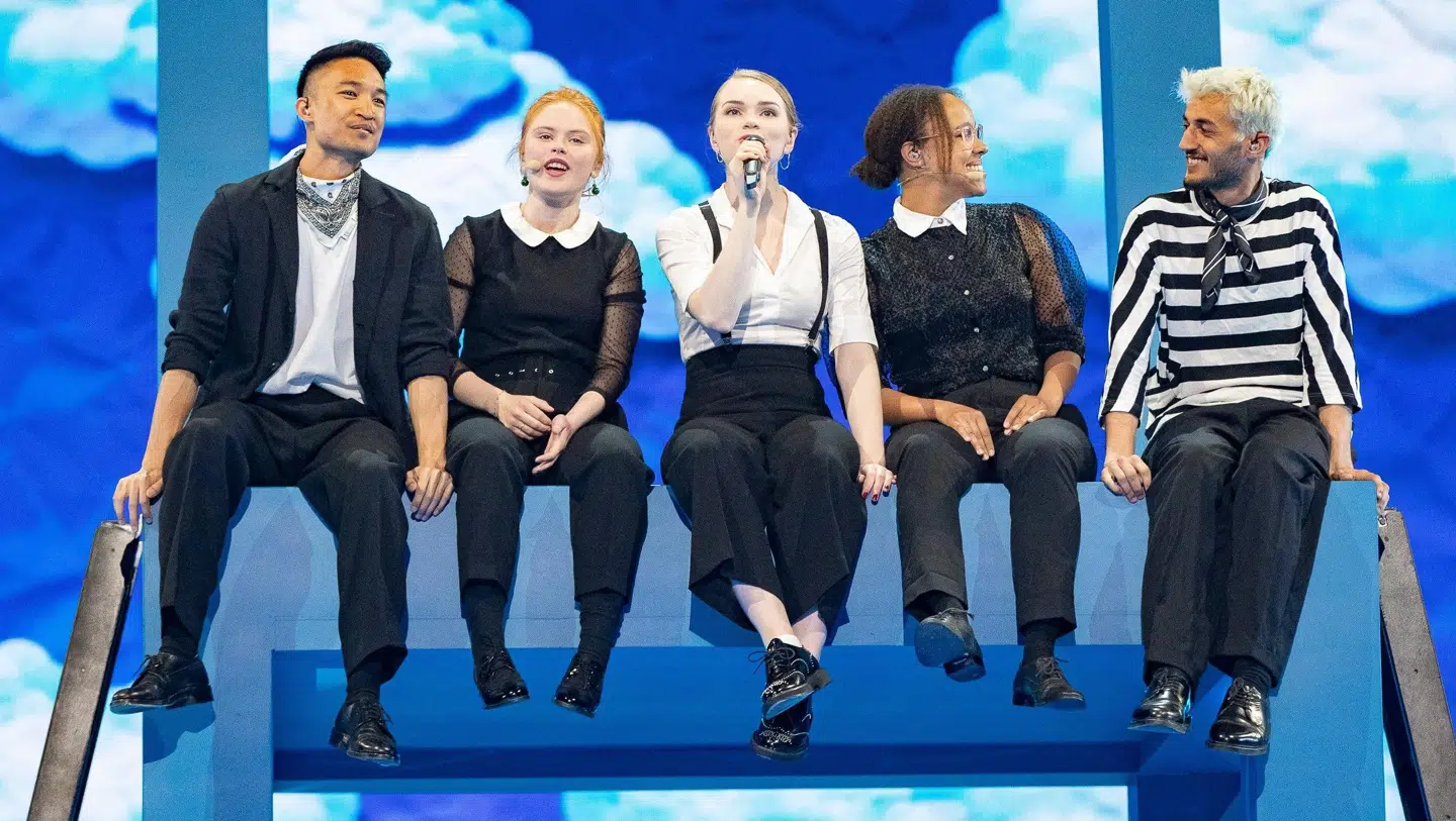 Sådan skal det se ud i Tel Aviv, hvor Eurovision afholdes i år.