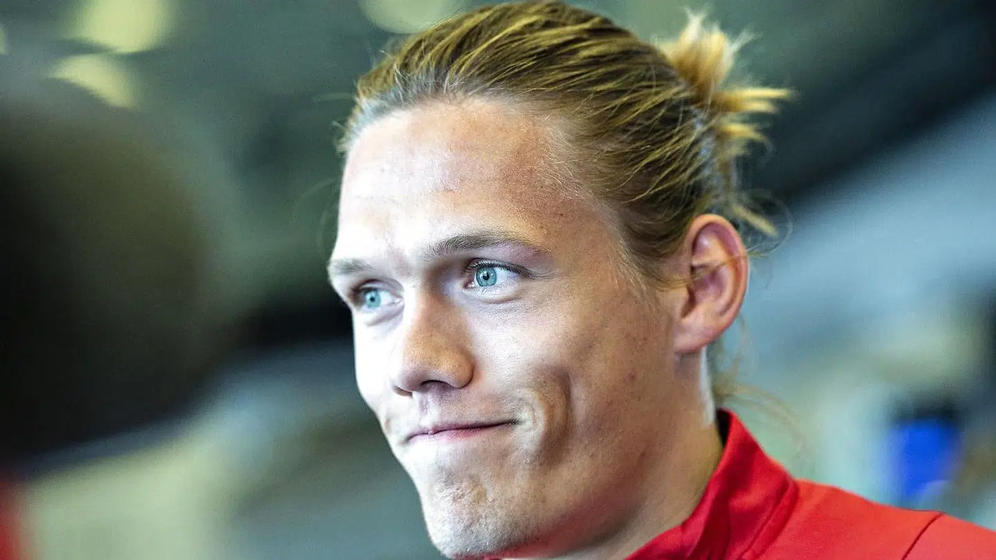 Jannik Vestergaard skal til juli være far for første gang.