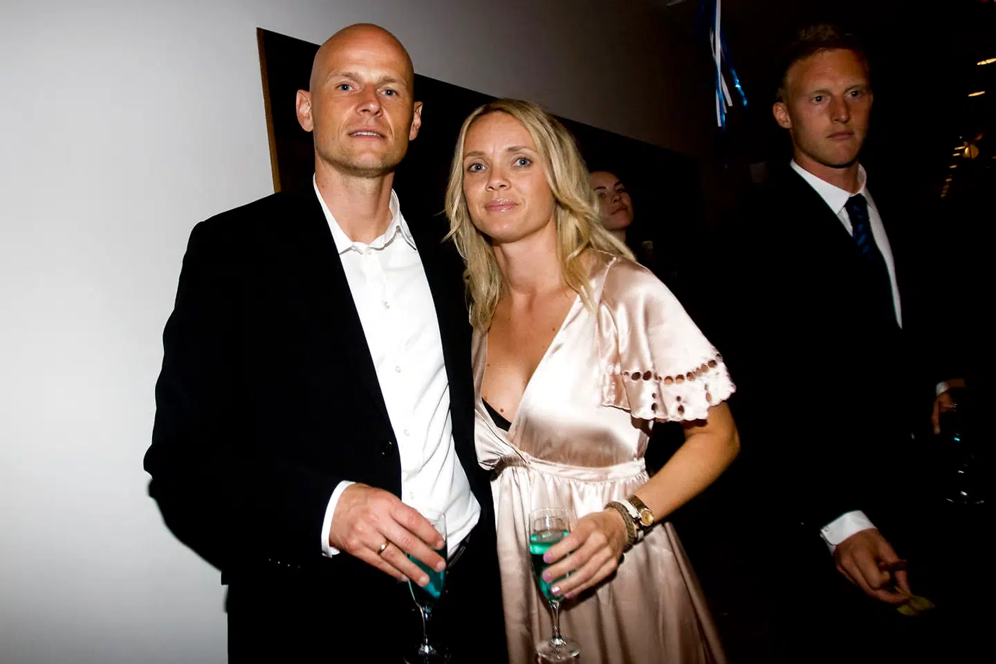 Ståle Solbakken og fru Anniken til guldfest i 2009.