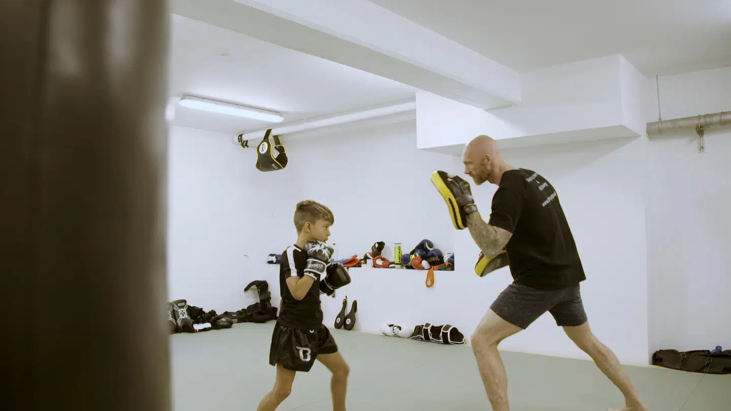 Træning er en stor del af familiens hverdag. Pressefoto.