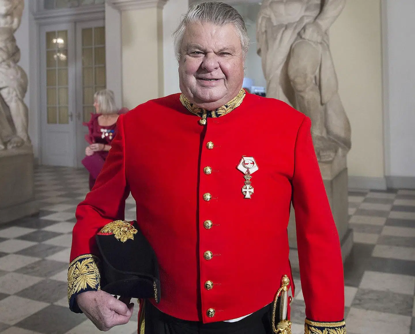 (ARKIV) Advokat Christian Kjær ses her til Nytårskur på Christiansborg Slot, onsdag den 4. januar 2017. Dronning Margrethe har siden frataget Christian Kjær sine royale titler.