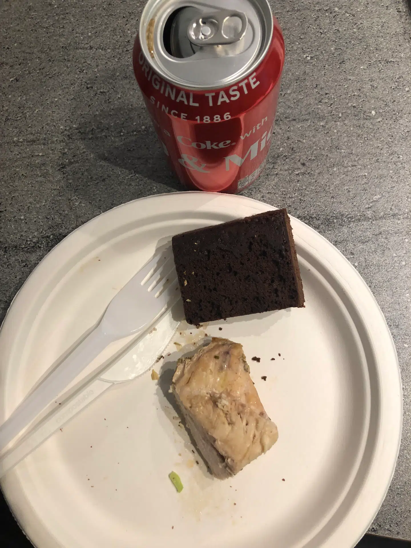 På billedet kan du se, hvad Bertel spiste til aftensmad lørdag.