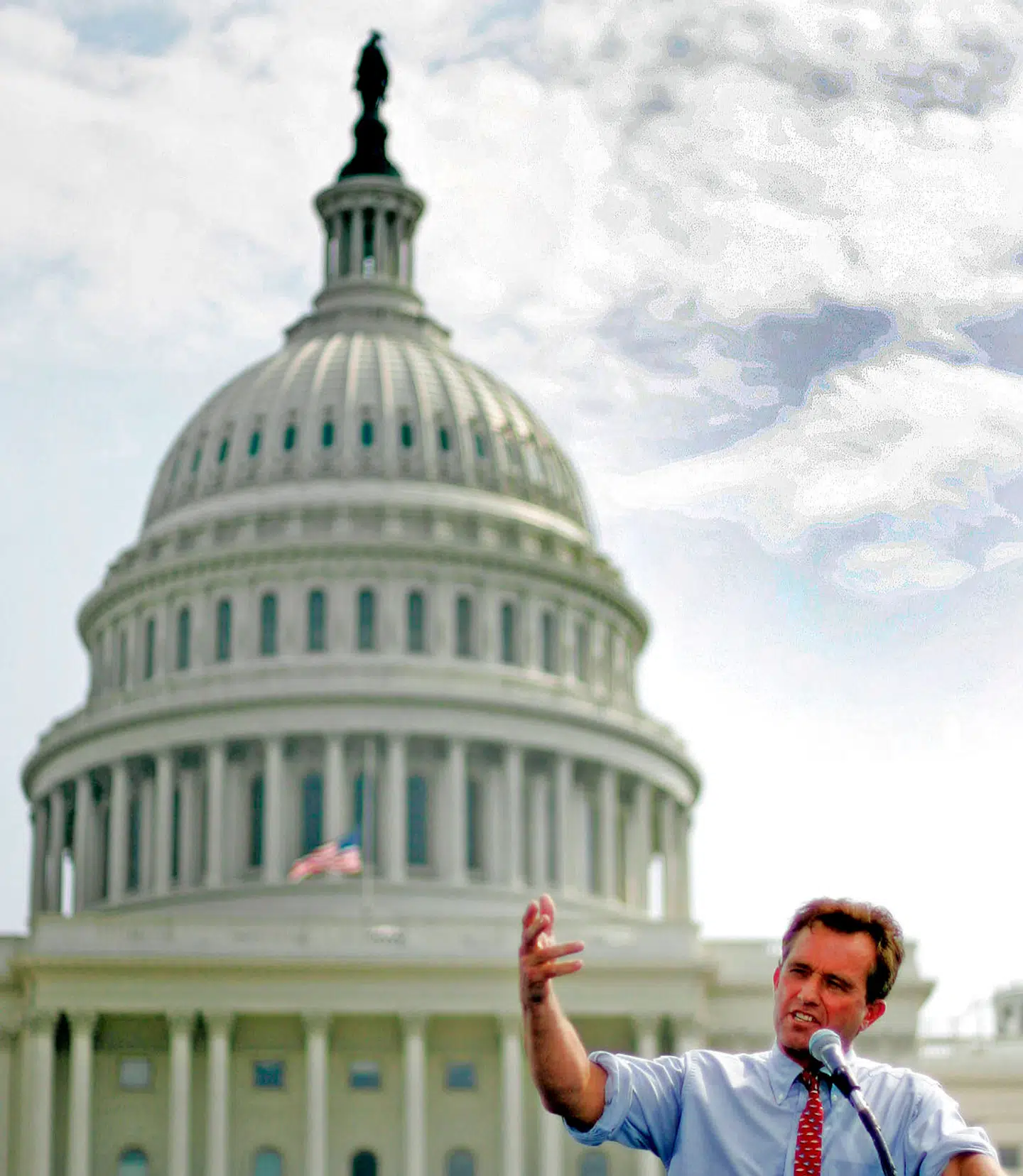 Robert F. Kennedy Jr. har brugt en stor del af sin karriere på at kæmpe for miljøet i USA. Her taler han foran den amerikanske Kongres.