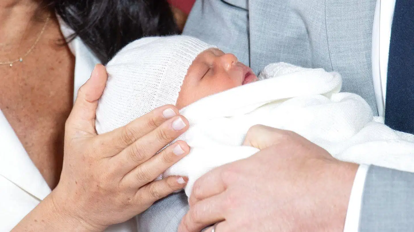 Her ses Archie Harrison Mountbatten-Windsor.