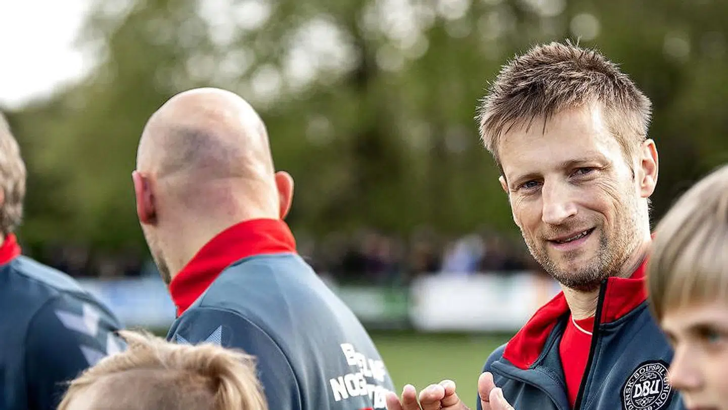 Det danske Old Boys-landshold spillede fredag aften i Hedensted.