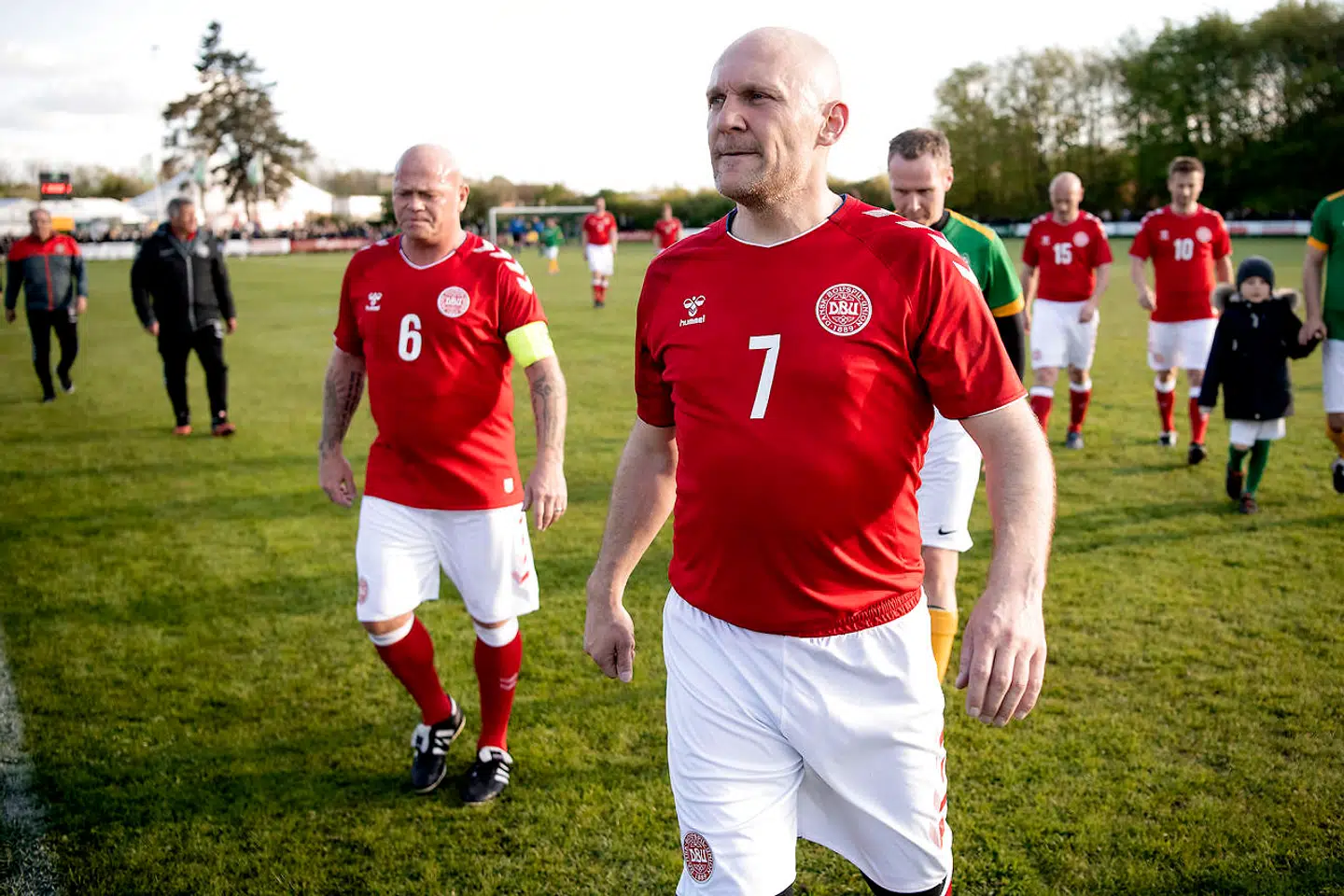 Stig Tøfting og Thomas Gravesen startede på midtbanen.