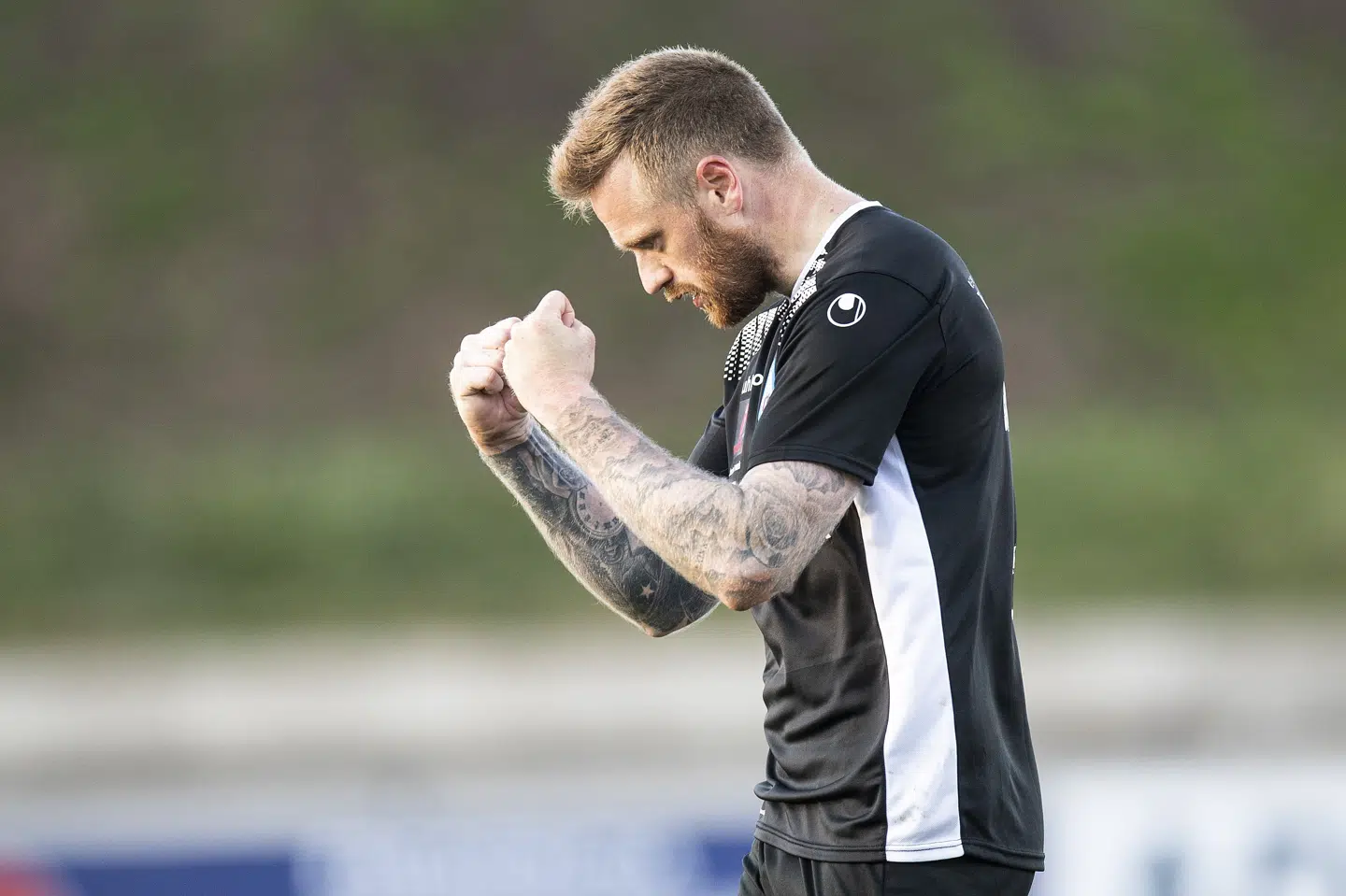 Ronnie Schwartz blev dobbelt målscorer for Silkeborg. Claus Fisker/Ritzau Scanpix