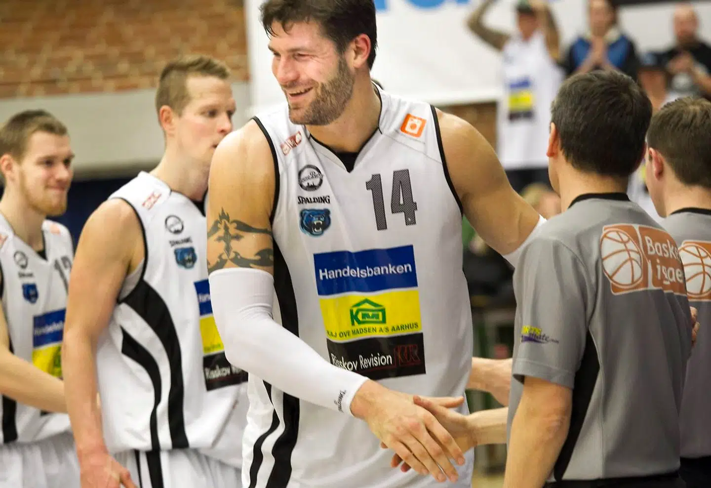 Chris Christoffersen i aktion for Bakken Bears.