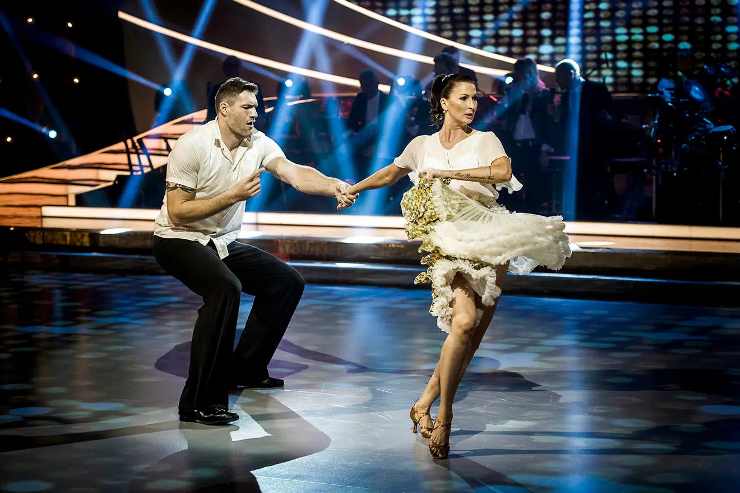 Chris Christoffersen med Luise Crone Dons i 'Vild med dans'.