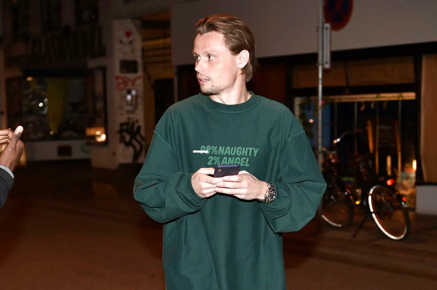 Peter Ankersen var også blandt de FCK-spillere, der havde fundet festtøjet frem til guldfesten.