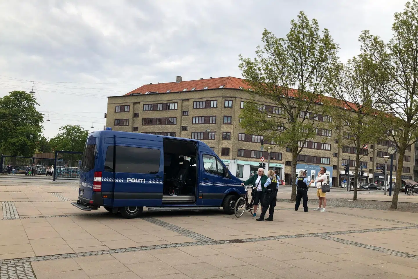 Mobil politistation på Brønshøj Torv