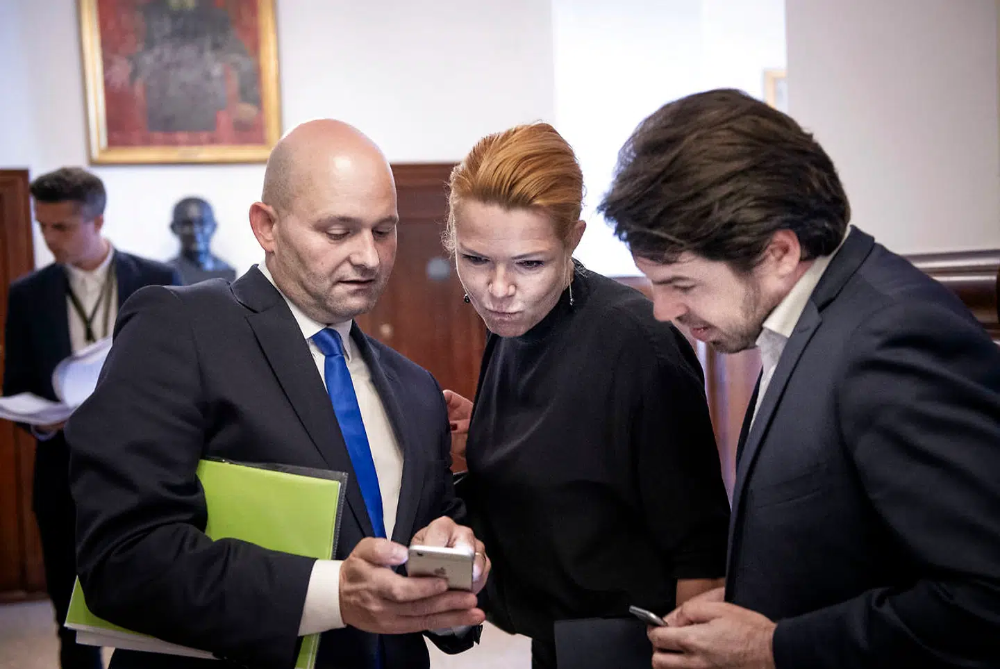 Folketingets Retsudvalg har justitsminister Søren Pape Poulsen (K) og udlændinge- og integrationsminister Inger Støjberg (V) i samråd om udvisning ved grov kriminalitet og gentagelseskriminalitet, på Christiansborg torsdag den 25. april 2019.