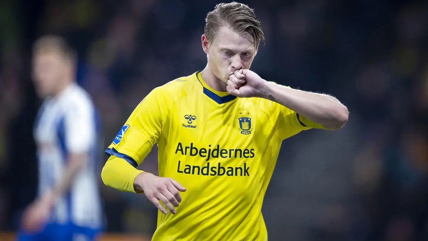 Simon Hedlund kom til Brøndby i januar.