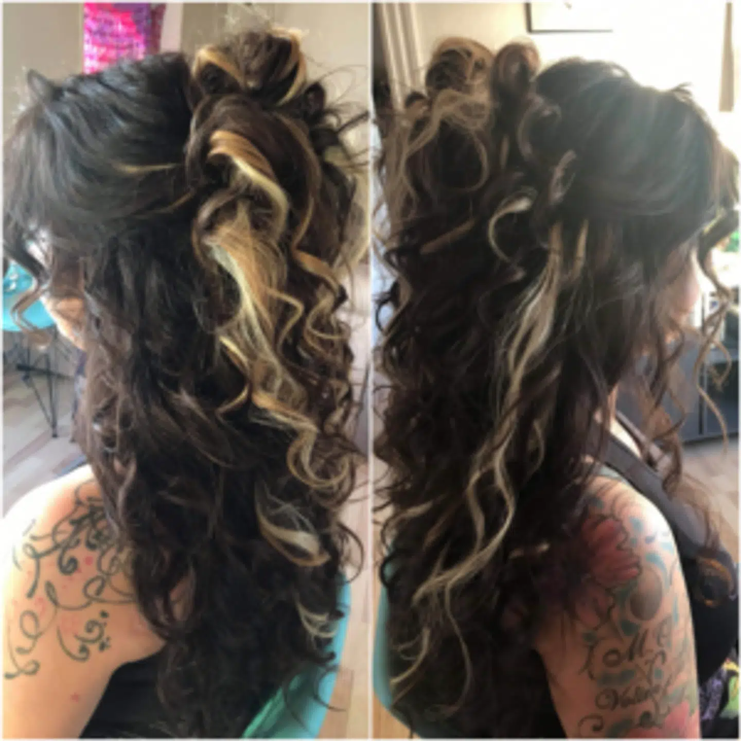 Hannah Melissa var godt tilfreds med sit hår fra Avezu og Street Hair i Herning. (Foto: Privat)