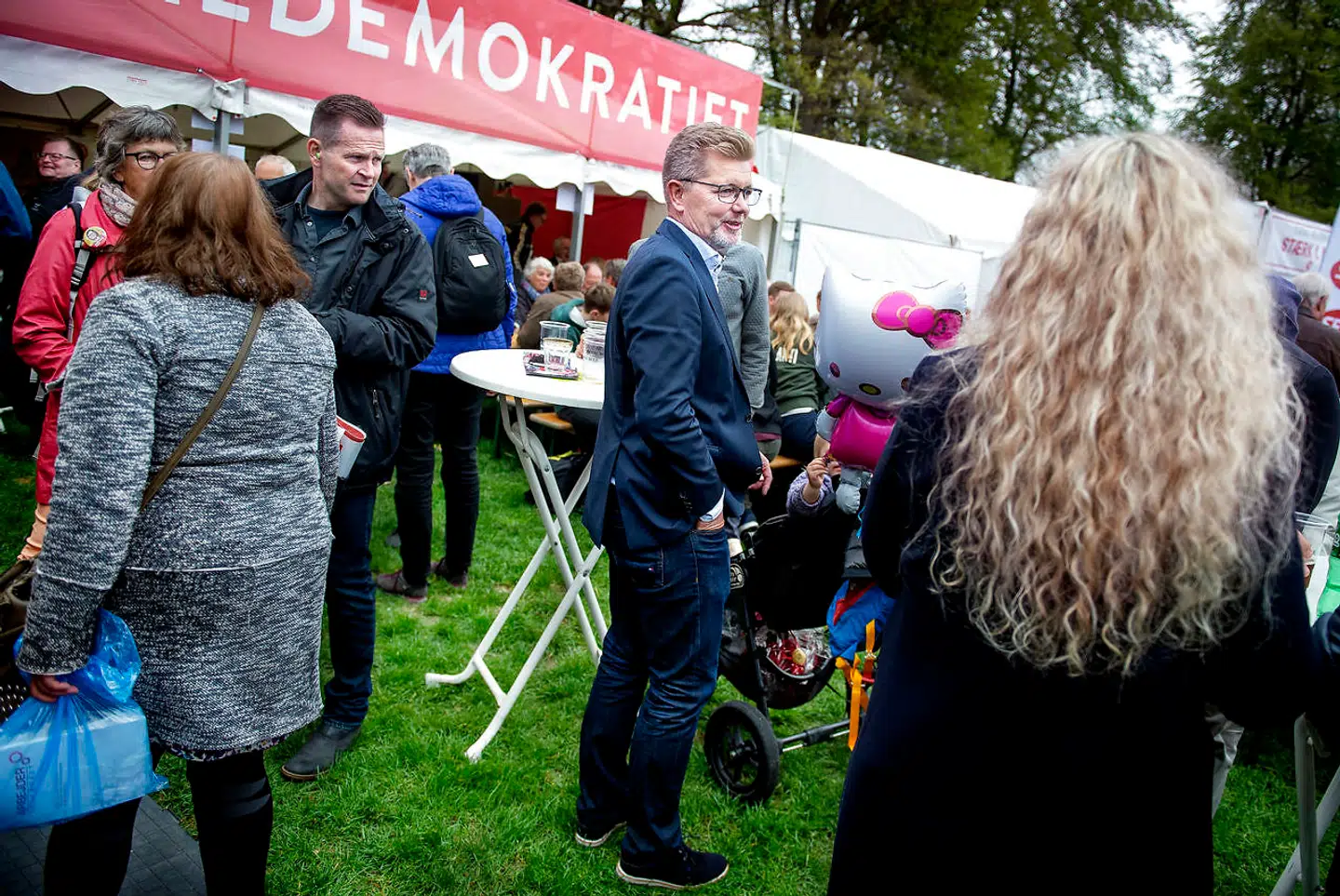 Overborgmester Frank Jensen (S) på arbejdernes internationale kampdag markeres i Fælledparken i København, onsdag den 1. maj 2019.
