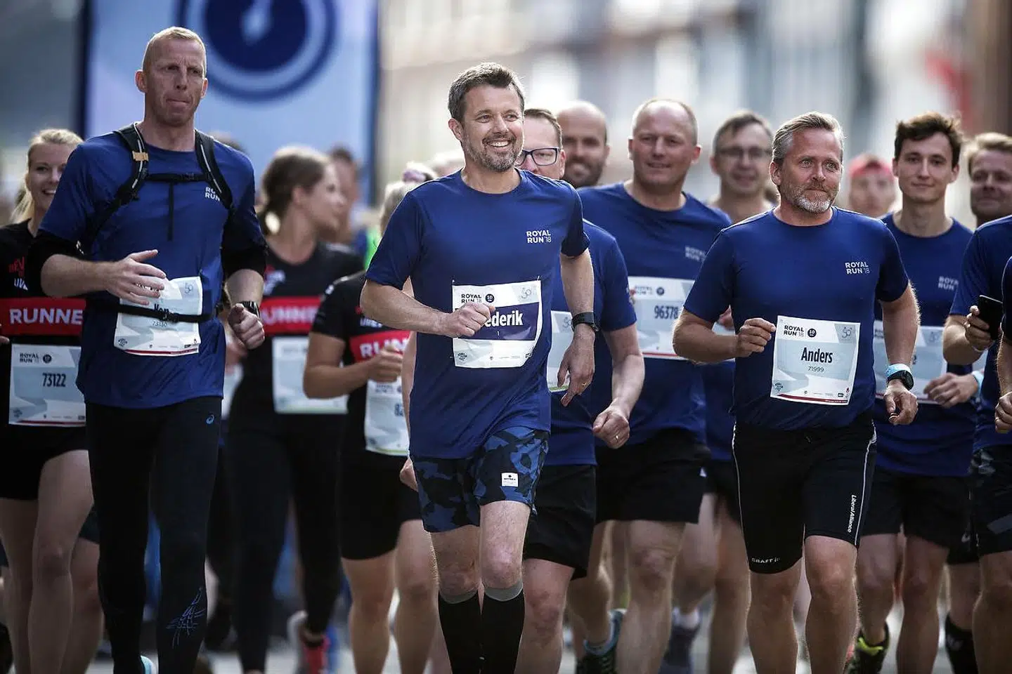 Kronprins Frederik under Royal Run sidste år.