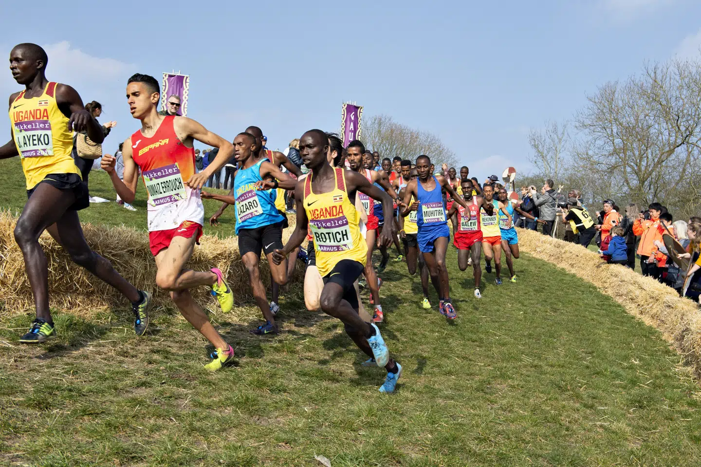 Danmark var vært for VM i cross i slutningen af marts. Det blev afholdt i området omkring Moesgaard Museum syd for Aarhus. Henning Bagger/Ritzau Scanpix