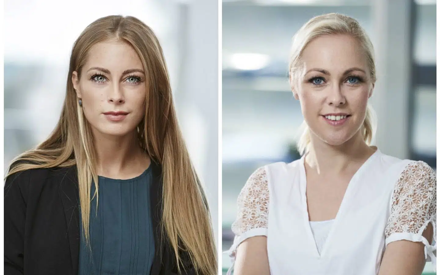 Torben Østergaard-Nielsens døtre, Mia og Nina.