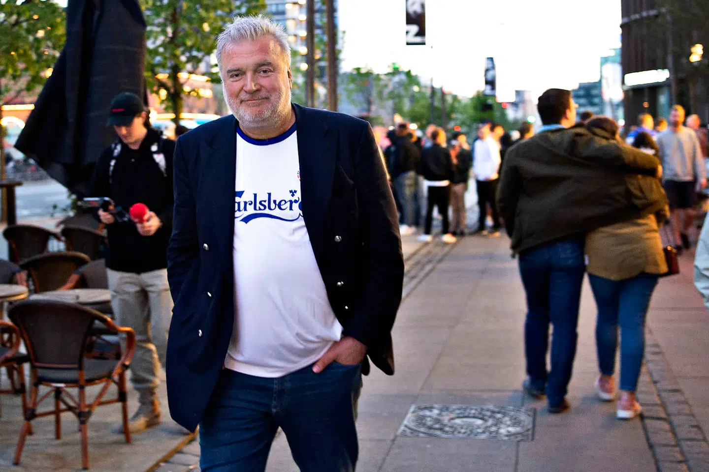 Lars Seier Christensen Old Irish Pub på Frederiksberg. FCK fans ser fodbold på TV og håber på, at danmarksmesterskabet kommer i hus allerede i aften. Det gjorde det ikke. Mandag 29.april 2019
