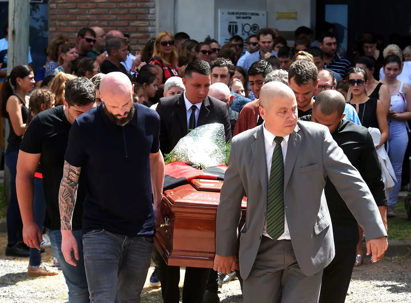Emiliano Sala blev bisat i Progreso i Argentina den 16. februar 2019.