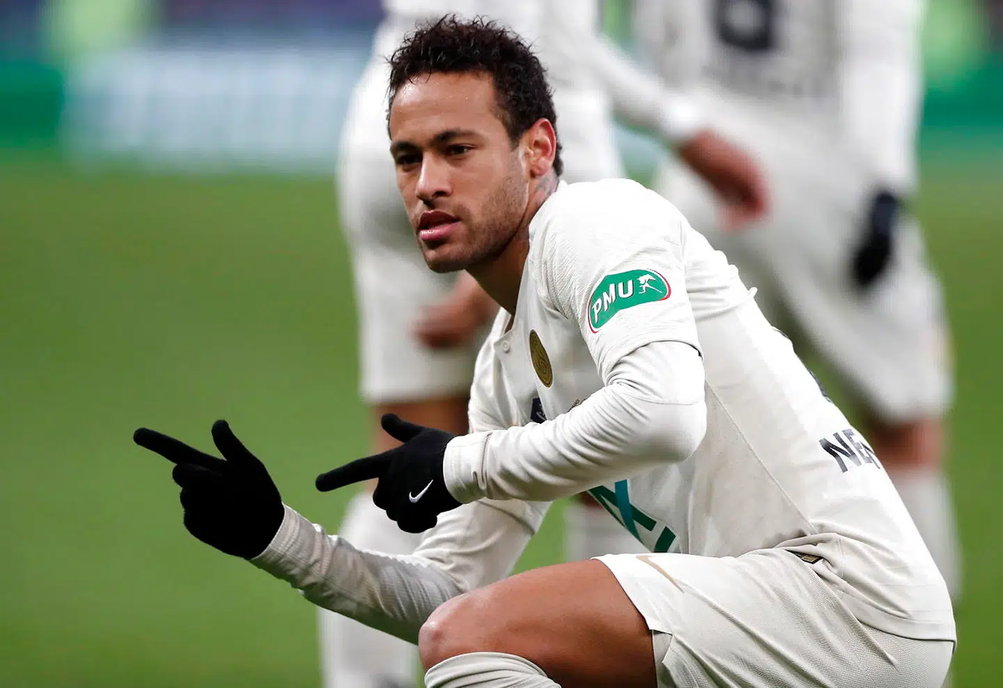Neymar scorede to mål i pokalfinalen lørdag aften - først i den ordinære spilletid og efterfølgende i straffesparkskonkurrencen.